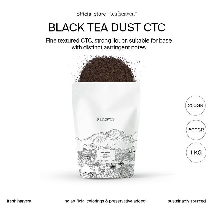 

Black Tea Dust CTC Teh Hitam Tea Base Milk Tea/ Ice Tea
