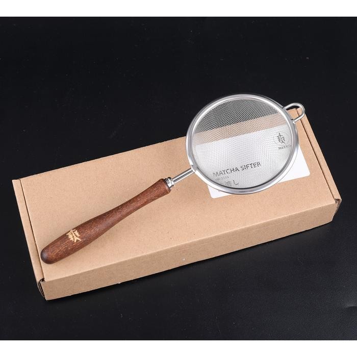 

MERKO Matcha Sifter Chakoshi Wood Handle 8 cm ayakan bubuk teh hijau