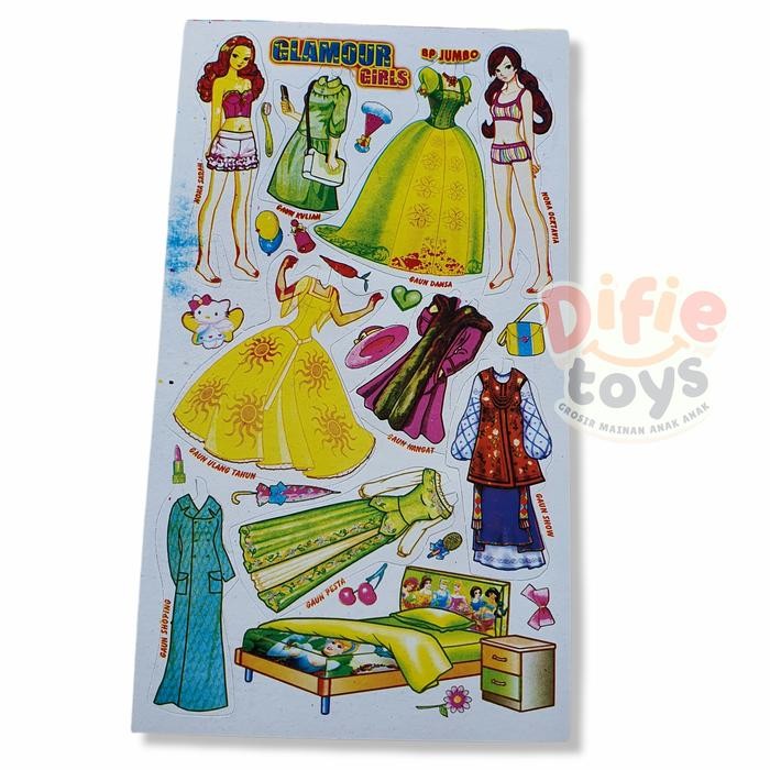 

Terlaris- 100 Lembar Bongkar Pasang Jumbo Bp Baju Bajuan Jumbo Kertas