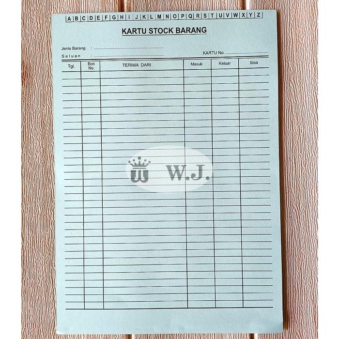 

Terlaris- Kartu Stok Barang Besar (21.5 X 30.5Cm).