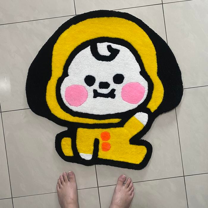 Custom Rug Karpet Karakter Bt 21 Bts K-Pop Idol