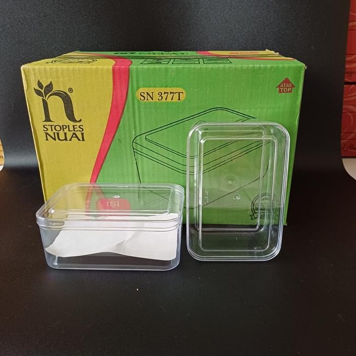 Toples Kue Kering Nuai SN 377T SN377T / Persegi Panjang- 350 gr Kode 231