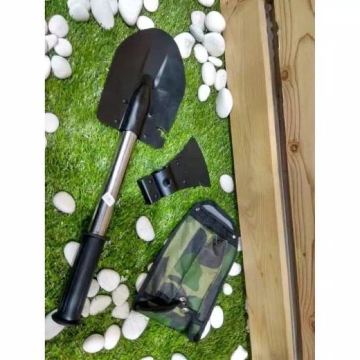 Skop Kampak Lipat Survival Kit Bushcraft Gunung Ing Multifungsi Terlaris