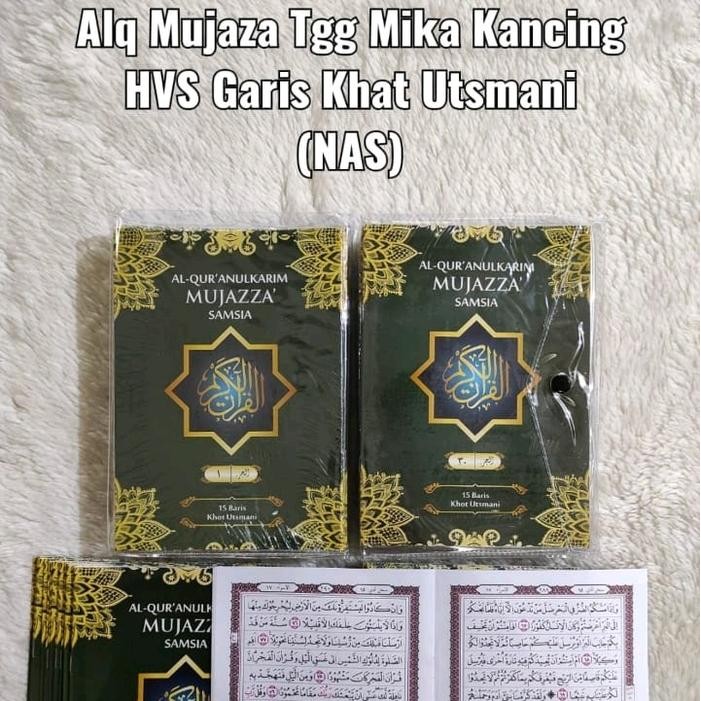 

Promo Al Quran Mujazza Per Juz A4 Besar Isi 30 Buku Lengkap Soft Cover Berkualitas