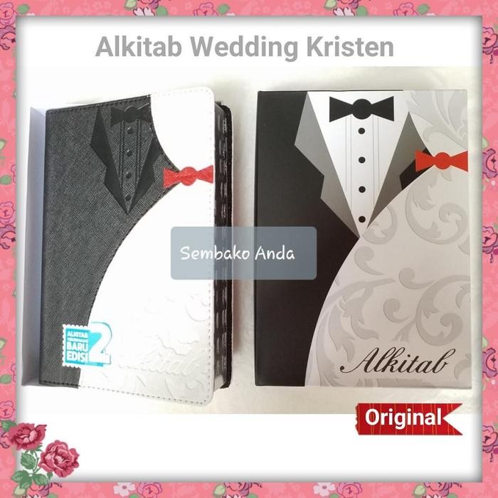 

Promo Alkitab Wedding Lux Kristen. Box. Pernikahan. Silver / Gold. Terjemahan Baru Edisi 2 Tb2 052 /