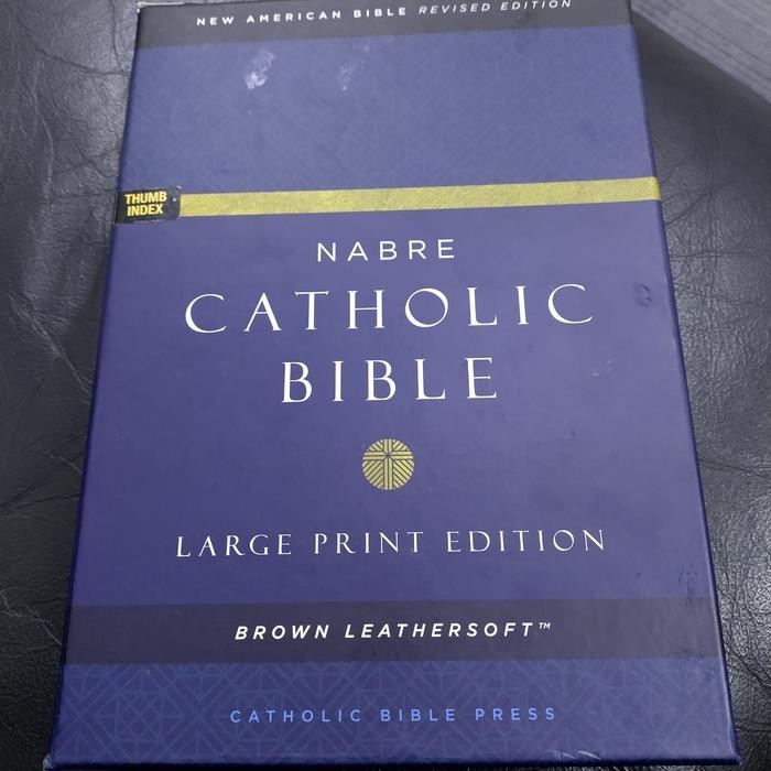 

Promo Alkitab Katolik Nabre Catholic Bible Large Print Edition Leather Brown Berkualitas