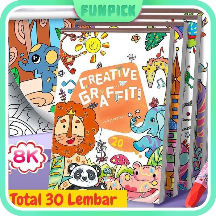 

Buku mewarnai anakbuku lukisbuku lukis anakbuku mewarnai anakbuku lukis A4 30 gambarbuku lukisbuku