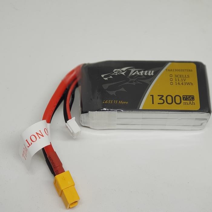 Tattu Gens Ace 1300Mah 3S 11.1 V 75C Lipo Battery