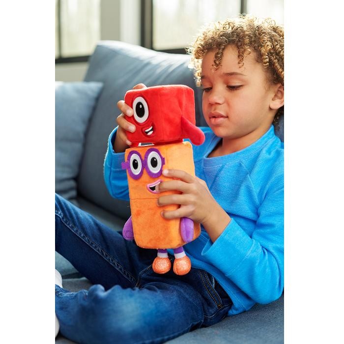 Hand2Mind Numberblocks One & Two Playful Pals Plush Boneka