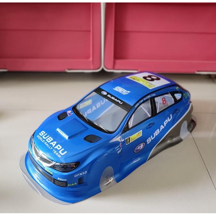 Body Rc Rally Subaru 2010 08 Skala 1/10