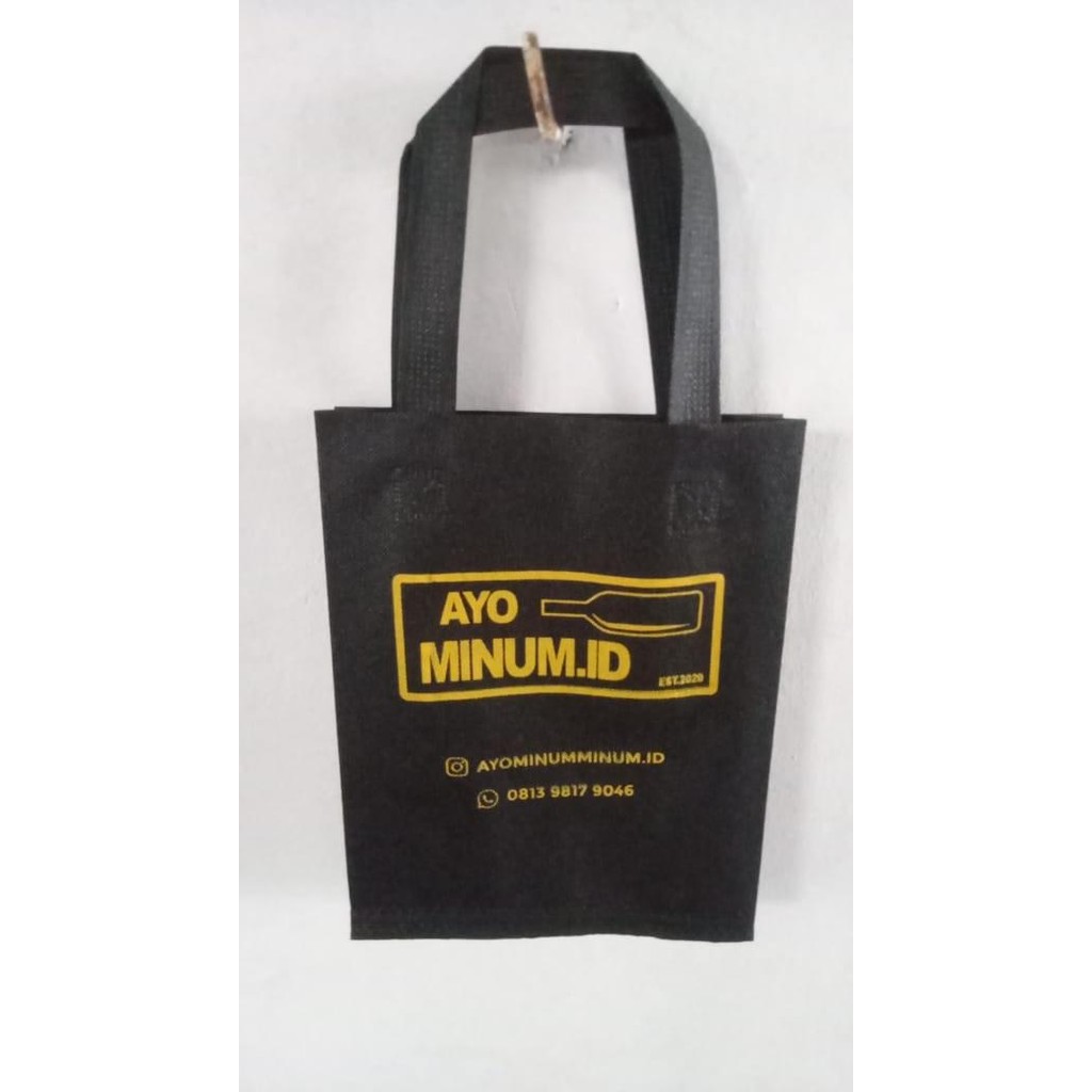 (Expert) 20x25x8 Tas Spunbon sablon Souvenir konter hp skin care optik kacamata