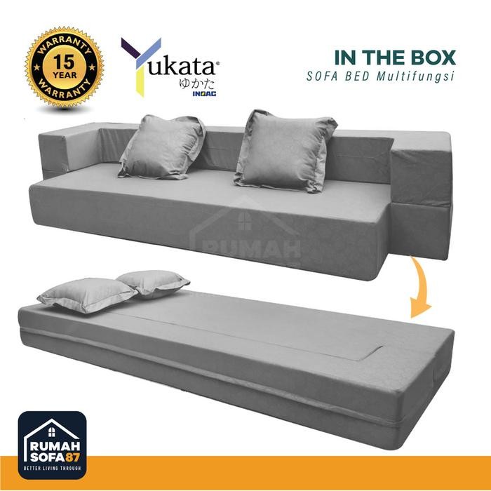 sofa in the box abu/kasur multifungsi/sofa bed busa 90x20x200