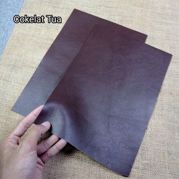 (Expert) Bahan Kulit Sapi lembaran Motif Kulit Jeruk