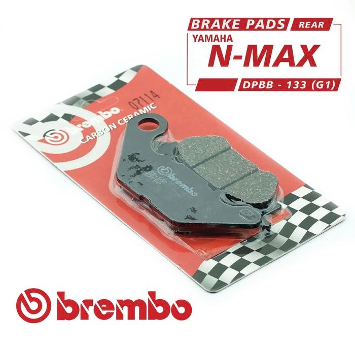 Brakepad / kampas rem BREMBO NMAX (kaliper belakang standar)