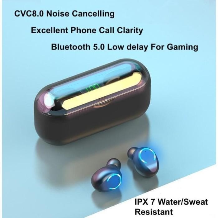 [Expret] Headset Wireless TWS F9-8 Bluetooth Earphone Hifi Sound Quality