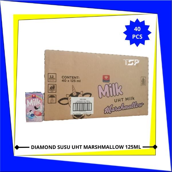 

(Expert) DIAMOND Susu UHT Marshmallow 125ml x 40 pcs (1 Karton)