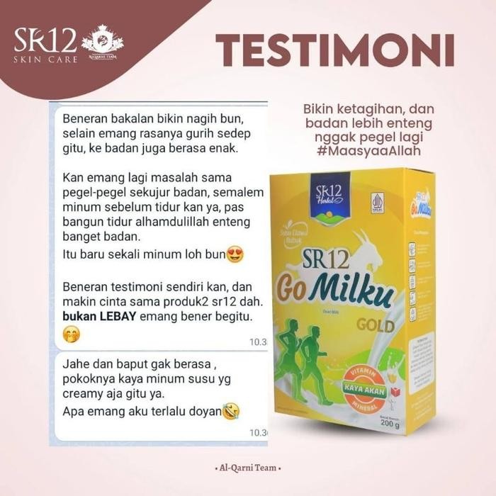 

(Expert) GO MILKU GOLD SR12 SUSU KAMBING ETAWA PREMIUM SUSU KAMBING LANSIA SUSU PERTUMBUHAN ANAK