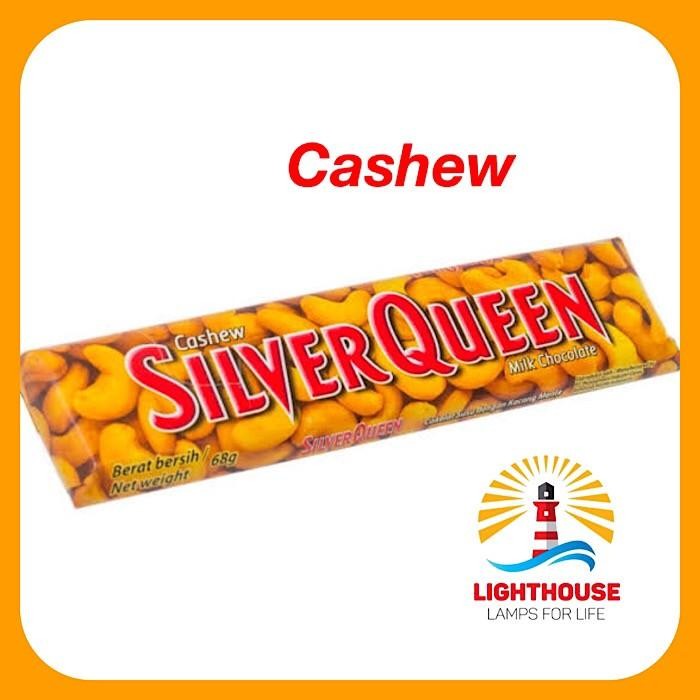 

(Expert) Silver Queen Cokelat Batang Cashew 65gr Kacang Mede