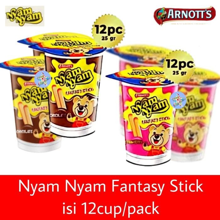 

(Expert) nyam nyam fantasy stick isi 12 cup/ pack