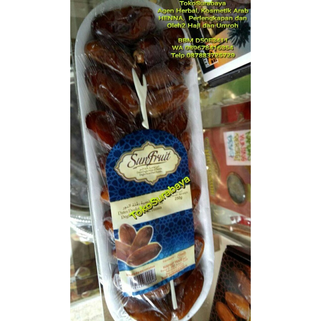 

(Expert) Kurma Tunisia Sun fruit Frutt Sunfruit Sunfrutt 250 gr