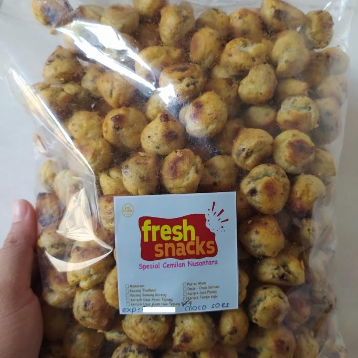 

(Expert) Choco Soes Coklat 500gr / Kue Sus Kering FRESH SNACK / Choco Chocolate