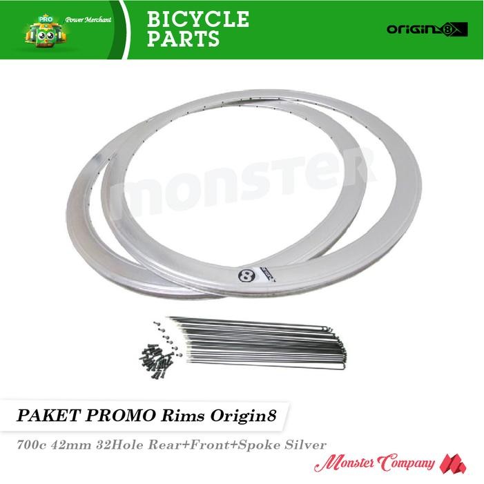 Track Attack Origin 8 Rims Origin8 700c 42mm 32Hole Silver