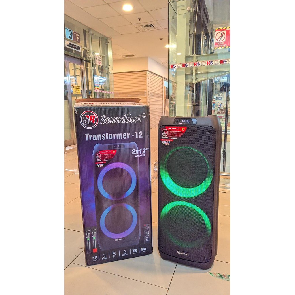 Speaker Portable N Aiwa Was 208La Double Woofer 8 In Superbass