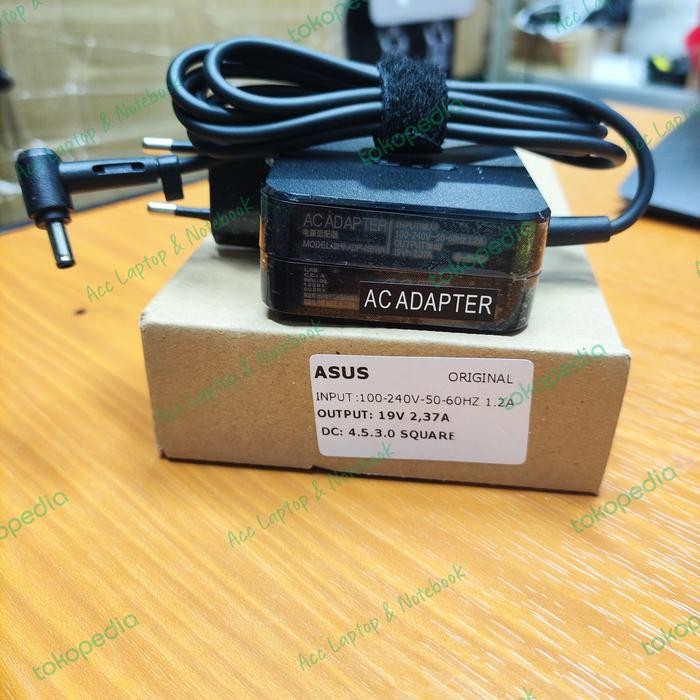 Original Adaptor Asus ADP-45BW A, ADP-45BW Z, ADP-45DW A, ADP45DW Z 19V 2.37A 45W Jack Jarum