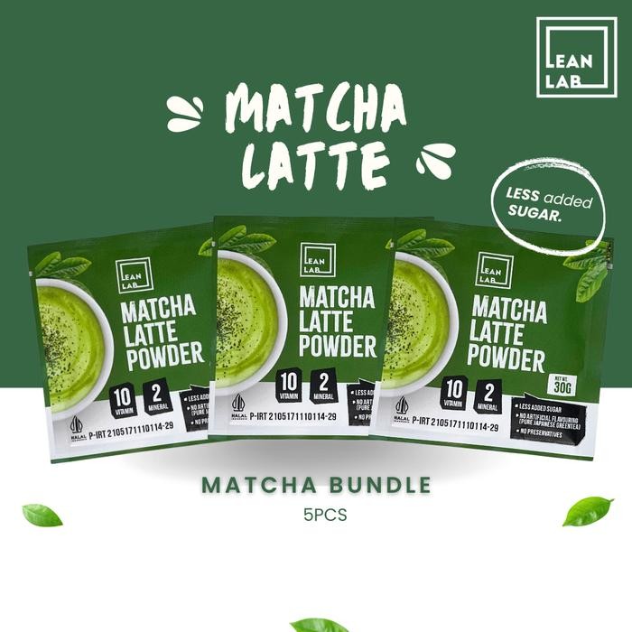 

Leanlab Bubuk Minuman Matcha Latte Premium Drink Powder 30g sachet