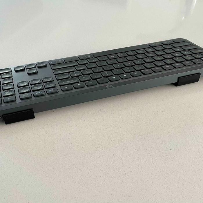 Best Quality Feet Raiser For Logitech Mx Keys Keyboard Accesoris Aksesoris Peninggi Kaki - N0