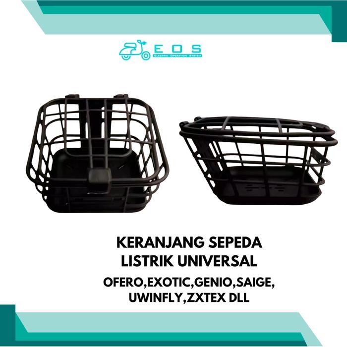 Keranjang Depan Sepeda Listrik Sekuter Listrik Motor Listrik Outdoor universal Exotic Ofero Saige
