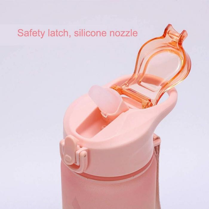 Botol Minum Pastel 1 liter/Botol minum motivasi 1 liter/botol gradasi