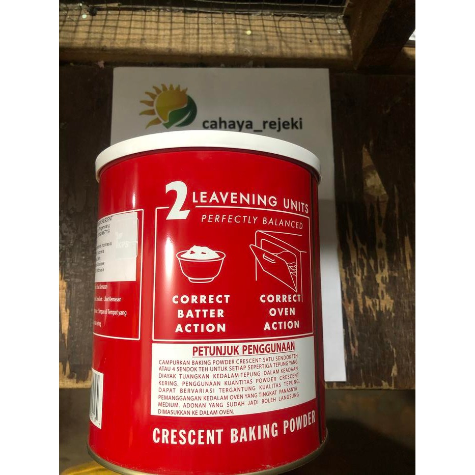 

Crescent Baking Powder (Double Acting) Uk. 2,72Kg