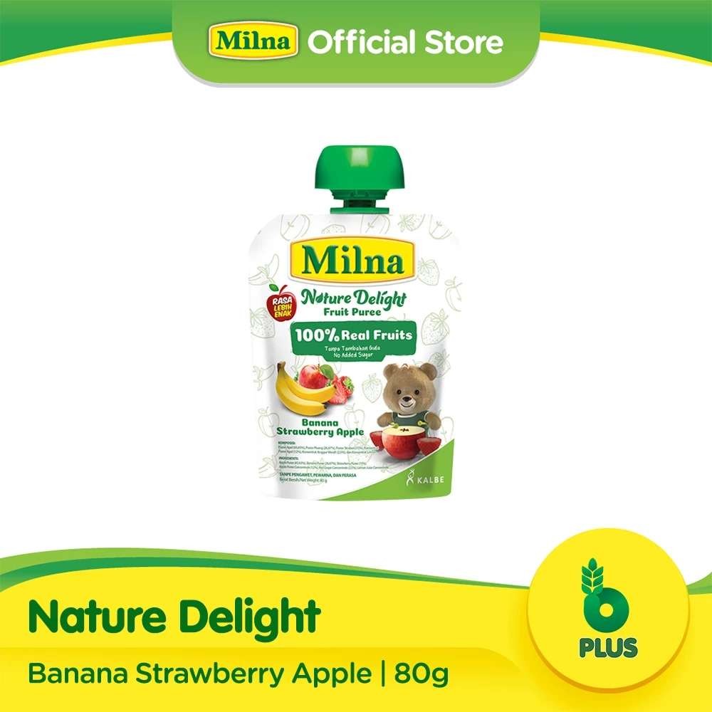

MILNA NATURE DELIGHT BANANA STRAW & APPLE 80 GR - RAJA SUSU