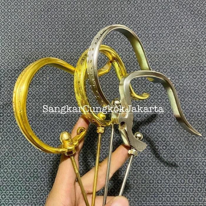 Gantungan Stainless Kuningan Sangkar Besar Wambie Anis Murai Cungkok