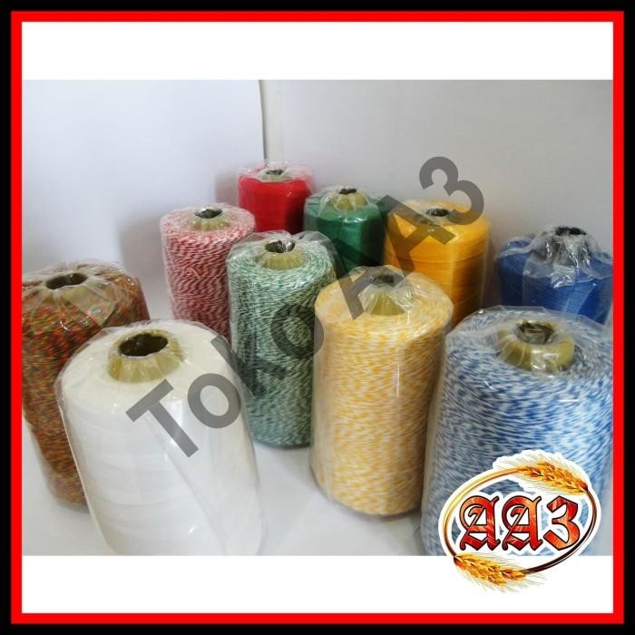(Expert) tokokarungaa3 Benang jahit karung plastik beras warna kuning putih