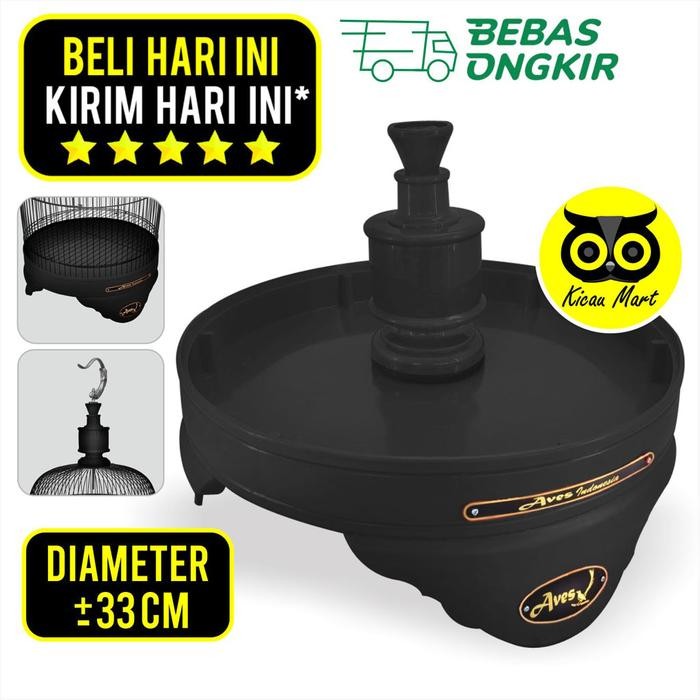 Tebok Aves Plus Pion Logo Fullset Tebok Pvc Lovebird Tebok Sangkar Kandang Bulat Oval Kapsul Burung