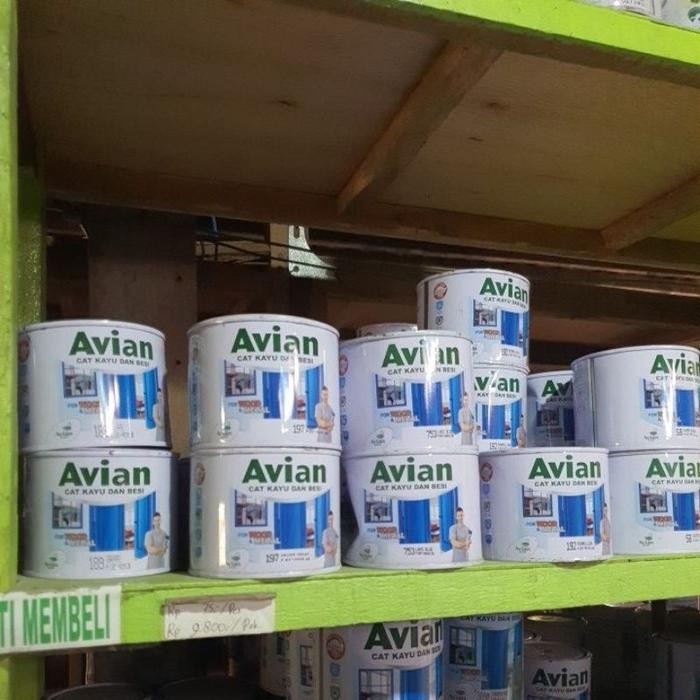 (Expert) CAT KAYU BESI AVIAN 1/2KG ANTI KARAT RAYAP PINTU JENDELA KUSEN BESI GALVANIS ALUMINIUM