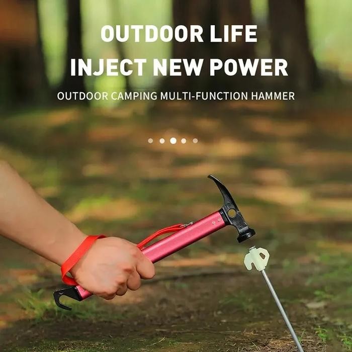 Palu Camping Ultralight Pasak Tenda Camping Glamping Multifungsi