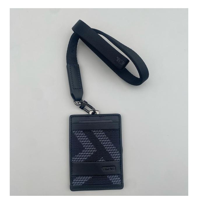 

TUMI ALPHA SLG ID CARD LANYARD - GANTUNGAN KARTU NAMA - REFLECTIVE JACQUARD