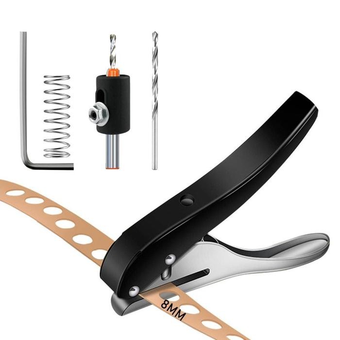 

Promo 8Mm Heavy Duty Single Hole Puncher Countersink Bor Edge Band Opener Diskon