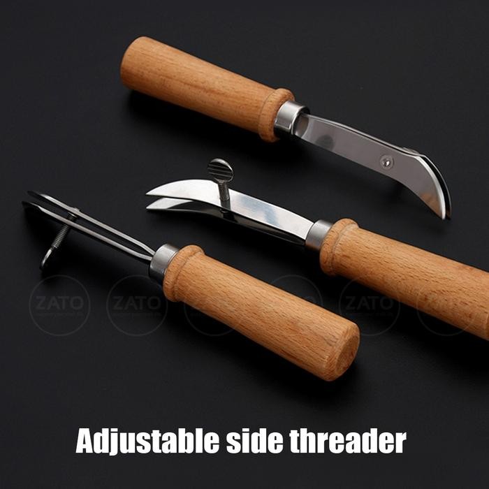 

Promo Adjustable Side Threader - Creaser Groover - Leather Tools Diskon