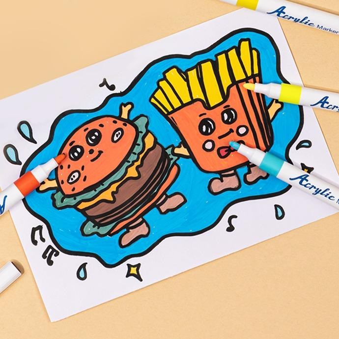 

Promo Spidol Akrilik Deli 48 Warna, Tahan Air, Cocok Untuk Menulis, Menggambar, Dan Mewarnai -