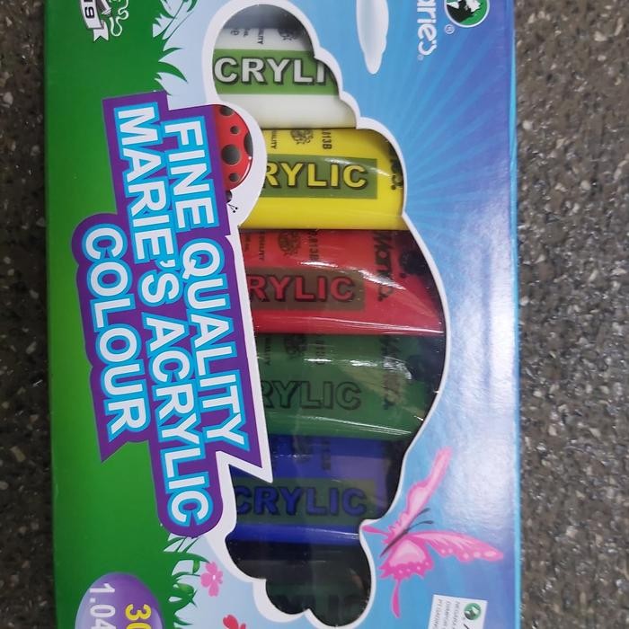 

Promo Baru ! Maries Fine Quality Acrylic Colour Set 6 Warna 81306B 5 X 30 Ml Tbk
