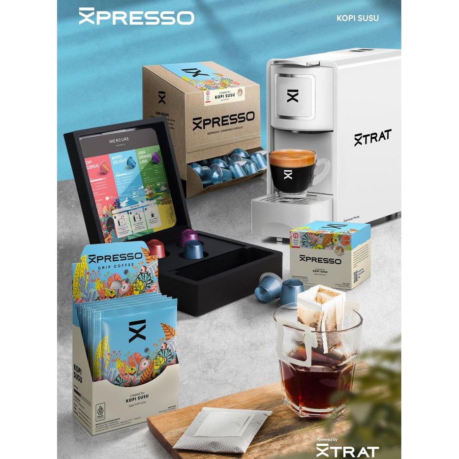 

Xpresso Office Pack - Kopi Susu - Coffee Capsules Nespresso Compatible Pasti Ori