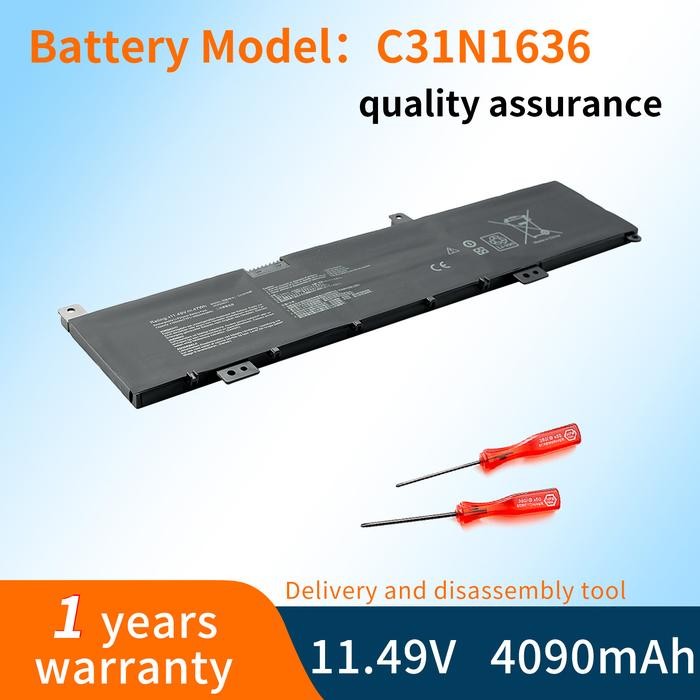 BVBH C31N1636 Laptop Battery For Asus N580VN N580VD NX580V X580V X580VN X580GD N580GD X580VD N580VD 