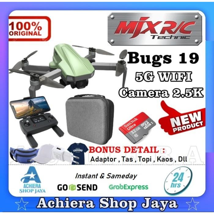 [Expret] Drone MJX Bugs 19 EIS B19 2.5K GPS With 5G GPS WiFi Mini Drone Camera