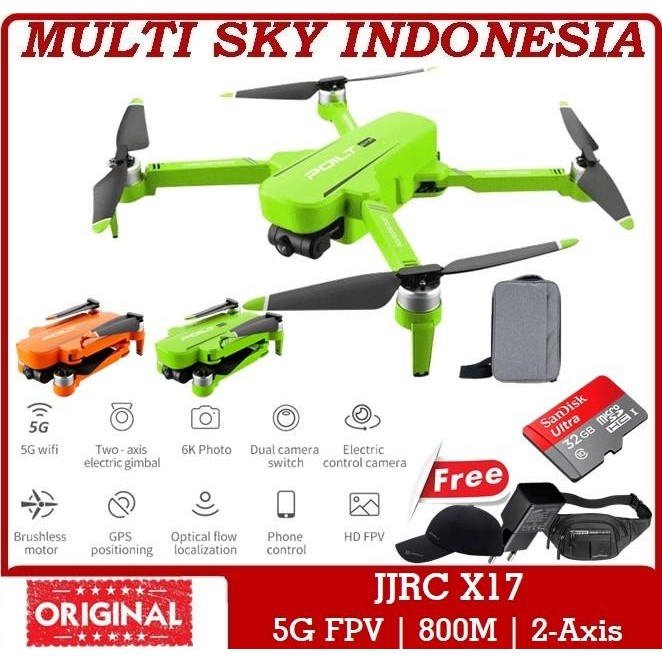 [Expret] Drone JJRC x17 6K Camera 5G Wifi FPV 2 Axs Gimbal Vs SJRC F11 4K Pro