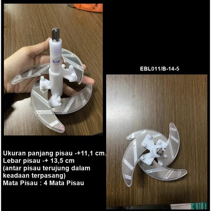 Mata Pisau Blender daging , Sparepart Chopper Blender daging Stainless