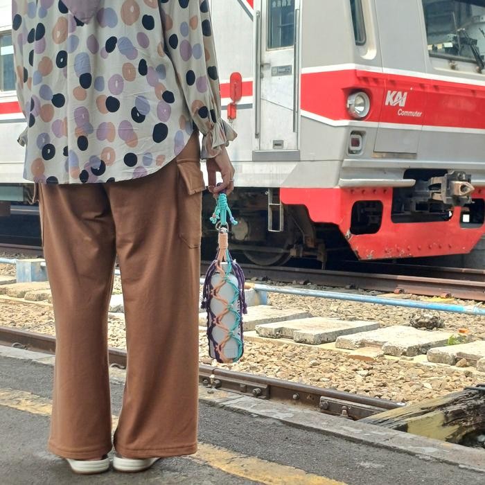 Bottle Holder Macrame Part II Strap bottle macrame